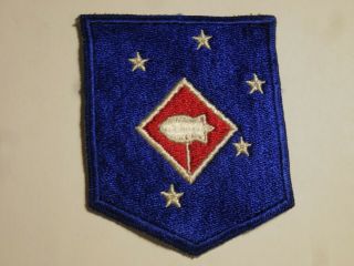 Vintage 1943 Usmc Marine Corps Wwii Barrage Balloon First M.  A.  C.  Insignia Patch