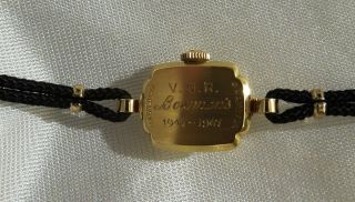 Vintage Hamilton Ladies Wrist Watch in orignal Case 14K Solid Gold 4
