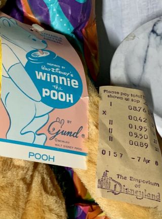 Extremely RARE 1950’s Vintage Mohair DISNEY Winnie the Pooh 3