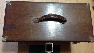 Vintage H.  Gerstner & Sons Model 042 11 Drawer Oak Machinist Tool Box Chest 8