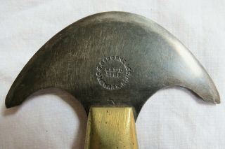 5 Leatherworking Tools Round/Crescent Knives & 1858 Patent Chamfer Gauge Old Vtg 5