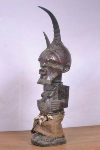 African Tribal Art,  Rare Songye Fetish Statue From Democraric Republic Of Congo