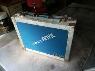 Vtg.  Anvil Case 4128 With Key Briefcase Flight Road Pro Music Gig Stage Gear