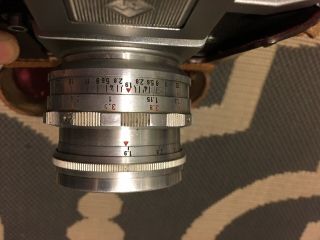 Rare Meyer - Optik Gorlitz Primoplan 1:1.  9/58 Vintage Lens With Hood Or Cover 3