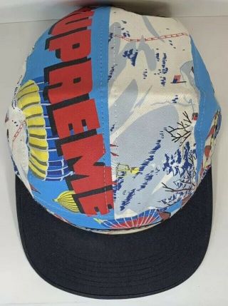 Rare Supreme 2008 Balloon Lodge Camp Cap Black Hat Boxlogo 08 Hot Snow Wheels 5