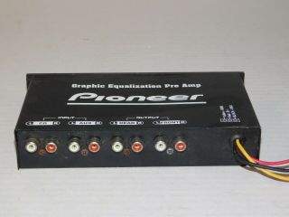 Vtg Pioneer PC - 6927 Old School Car Auto Audio Graphic Equalizer Pre Amp EQ Aux 3