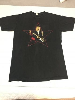Kurt Cobain Vintage Star Mens Xl T Shirt 1996 End Of Music Black