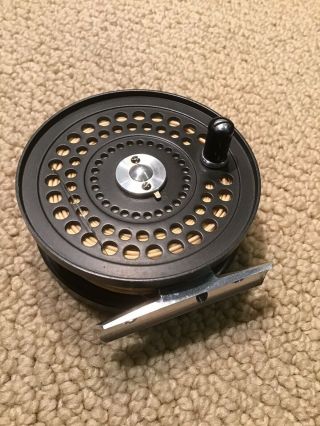 Vtg Orvis CFO IV Fly Fishing Reel w/ Line Made in England. 3