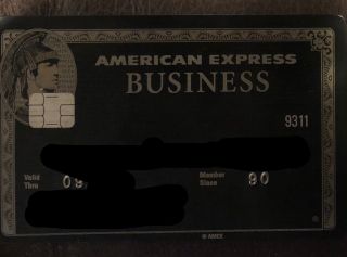 Authentic American Express Amex Centurion Black Card (expired)