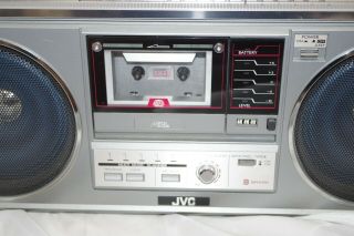 Vintage JVC Stereo Radio Cassette Recorder Boombox - RC M50JW - 3