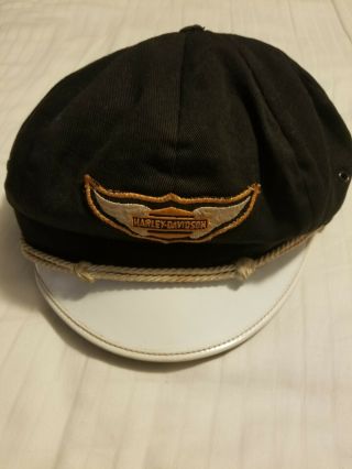 Vintage 30,  S 40,  Harley Captains Hat.  Chopper,  Rockabilly,  Mancave