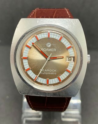 Vintage Swiss Roamer Searock Automatic Wristwatch 17 J