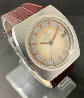 Vintage Swiss Roamer SEAROCK Automatic Wristwatch 17 J 6