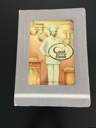 Very Rare Vintage Tandy Coco Color Computer Cook - Book 26 - 3257 On Floppy Disks