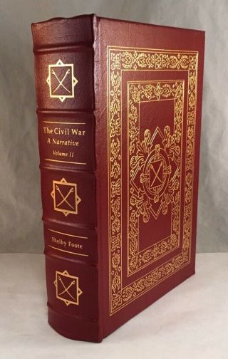 Vintage Easton Press Book The Civil War: A Narrative By Shelby Foote 1991 Vol 2