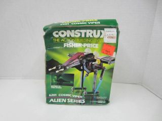 Vintage 1985 Fisher - Price Construx 6201 Cosmic Viper (alien Series)