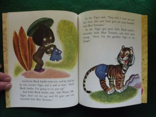 Little Black Sambo,  Vintage,  A Little Golden Book copyright 1948 7