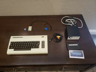 Vintage Commodore Vic - 20 Computer From Early 1980 With Accessories