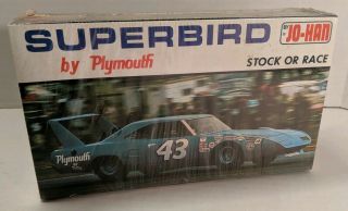 Jo - Han Plymouth Superbird Stock Or Race Model Car Richard Petty Nascar