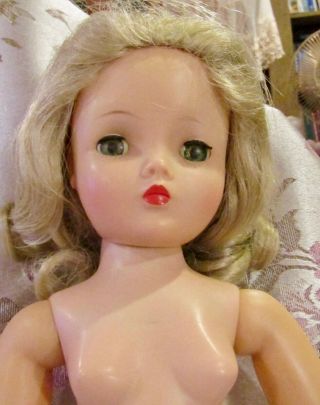 Incredible Vintage Madame Alexander Cissy Doll w/Most Incredible Face Paint 2