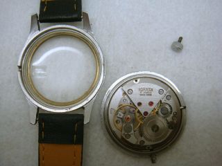 Vintage SWISS made ROAMER 17 Jewels Men ' s Watch (DAY) - 1 6