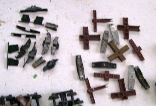 36 Vintage O Scale Metal Sprung /Unsprung Wheel Trucks for Trains Cars,  Parts 4