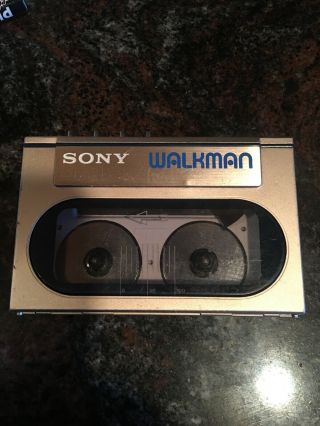 Vintage Sony Walkman Stereo Cassette Player Wm - 10 Made In Japan