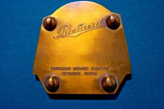 Vintage 1920’s Packard Motor Car Co.  brass paperweight…beautiful 2