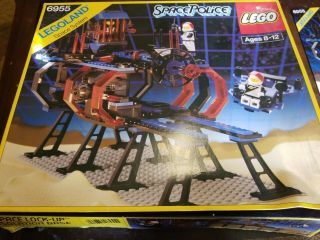 Vintage Lego 6955,  Space Lock - Up Isolation Base With Box/instructions See Desc