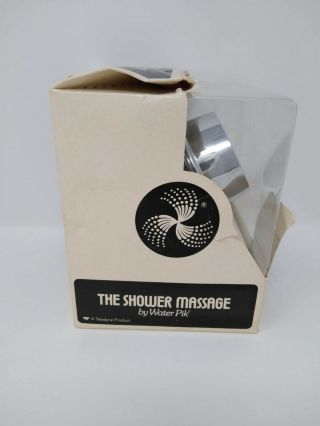 Vintage Teledyne The Shower Message by Water Pik Showerhead Unit SM - 2 (P) 3