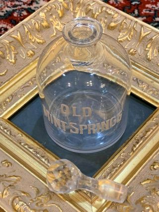 VINTAGE OLD SPRINGS DISTILLERY WHISKEY BOTTLE GLASS STOPPER EVANSVILLE IN 6