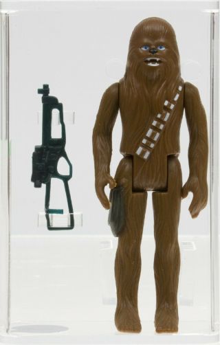 Star Wars 1977 Vintage Kenner Chewbacca (hk) Loose Action Figure Afa 85