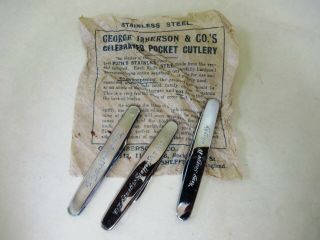 Vintage Advertising Pen Knife For King George Iv Whisky By Sheffield England F