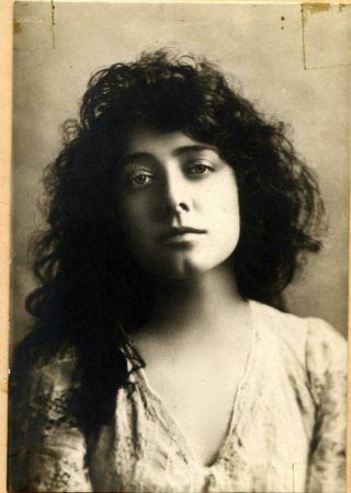 Vaudeville Theatrical Sultry Vintage Photo Of Julia Marlowe