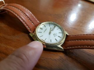 Vintage 1960 SEIKO 25 Jewel LORD MATIC 5606 - 7090 Automatic Day - Date Men ' s Watch 8