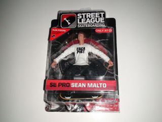Rare Sean Malto Street League Skateboarding Figure - Dvd White Shirt
