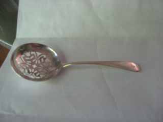 Rare George Jensen Sterling Silver Signed Pierced Spoon Or Strainer Type Signed