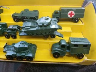 Rare Vintage 60 ' s Matchbox G - 5 Military Vehicles G - 5 Gift Set W/Box & Insert 4