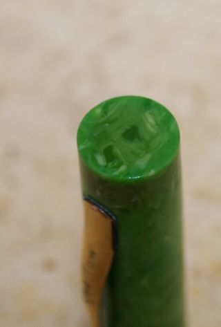 Vintage Mabie - Todd Swallow Fountain Pen in light Jade,  14Ct nib 7