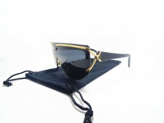 RARE VINTAGE 80s VALENTINO SUNGLASSES MASK MADE IN ITALY WITH CASE 4