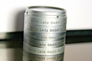 Rare - Ex - Vintage Ernst Leitz - Wetzlar 5/ Uv,  Rh,  Or,  Gr,  2 Filters For 50 Xenon Len