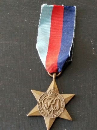 Wwii Canada British 1939 1945 War Campaign Star Medal Badge