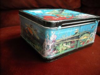 1967 VINTAGE VOYAGE TO THE BOTTOM OF THE SEA ALADDIN LUNCH BOX W/ THERMOS 5