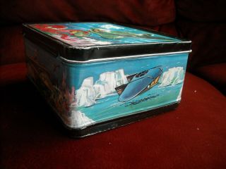 1967 VINTAGE VOYAGE TO THE BOTTOM OF THE SEA ALADDIN LUNCH BOX W/ THERMOS 6
