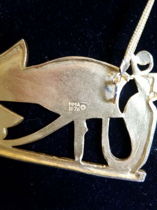 1976 MMA Metropolitan Museum Arts Eye of Horus Egyptian Pendant necklace 5