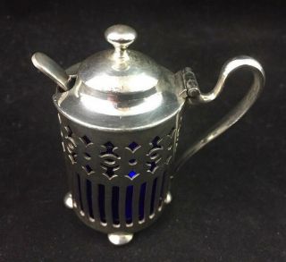 Pairpoint Silverplate Ornate Lidded 2 5/8 
