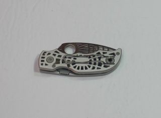 Rare in the Box Numbered C109SLP SPYDERCO Silver “S” Model Folding Knife 2