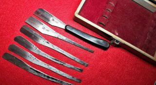 Vintage 6 items Japanese straight razor Kamisori HENKOTSU へんこつ Other 1126 - 6 2