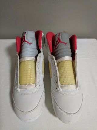 1999 Nike Air Jordan 5 Retro OG Fire Red 5 Size 10.  5 136064 - 161 - 00 DS vintage 4