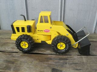 Vintage Mighty Tonka Usa Yellow Pressed Steel Loader No.  3920 A0530